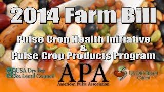 American Pulse Association and the 2014 Farm Bill