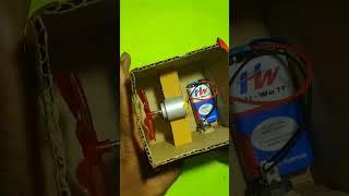 DIY Air conditioner at cardboard #homemade #cooler #conditioner #cretive #viral #shorts