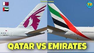 Qatar Airways Vs Emirates Airlines Comparison all details !  vs 