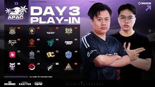 NOBAR PGS APAC QUALIFIERS 2024 PHASE 2 | PLAY-IN DAY 3