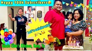 USA EP 12: HomeVlog 2024 | Celebrating 100K Subscribers | Uncle Chin's Kitchen, Katy | Roving Couple