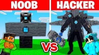 NOOB vs HACKER: I Cheated In a UPGRADED TITAN CAMERAMAN Build Challenge!