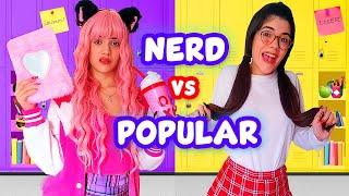 Chica POPULAR vs Chica NERD en la ESCUELA  | Ani Cat