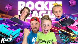 Family vs the Rocket League WORLD (ONLINE Battle!) K-CITY GAMING