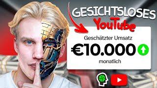 Wie ich einen GESICHTSLOSEN YouTube Kanal mit KI erstellt habe (10K€/Monat)