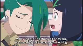 RIKA TRIES TO RELAX LIKO FROM BEING STRESS - Pokemon Horizon EnglishSub 