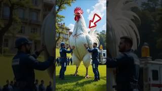 Incredible Animal Rescue: Emergency Team Helps a Huge Injured Rooster#animals #rescue #rooster