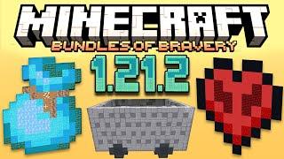  Minecraft 1.21.2 REVIEW COMPLETA - Bundles Of Bravery [RESUMEN] Español