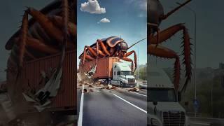 Evolution from a Giant Cockroach Attacking a Container Truck to a Barbie House in the Forest