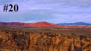 Extra Drone Footage #20: Southern Utah - Hiking Santa Clara River Reserve - Beauty, Red Rock Scenery