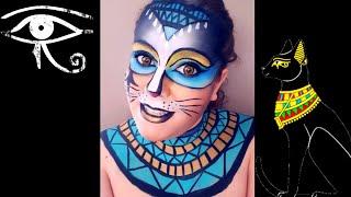 Egyptian cat makeup tutorial