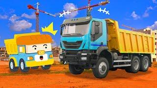 Equipo de Construcción | Coches Infantiles | Canciones para Niños│Camiones | Robocar POLI TV español