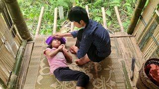 the boy picks bananas to sell to buy medicine for a poor girl who has a cold