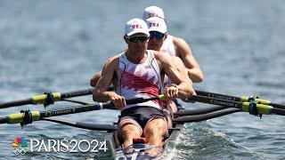 U.S. men's four boat beats out Australia to advance to final | Paris Olympics | NBC Sports