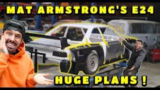 Transforming MAT ARMSTRONG'S BMW E24 That We Restored! - Body Kit Installation & Big Plans