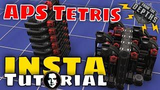 From The Depths INSTANT Tutorial: Efficient APS Tetris (With Ammo Ejectors)