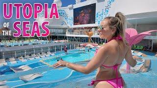 A Full Day on the Utopia of the Seas Royal Caribbean's NEWEST Ship 2024 | Cruise Vlog