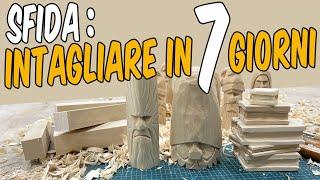 Sfida: Imparare a intagliare il legno in 7 giorni | Falegnameria | Tutorial fai da te