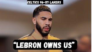 Tatum BLASTS TEAM after blowout loss to Lakers -Jayson Tatum postgame interview - Celtics vs Lakers