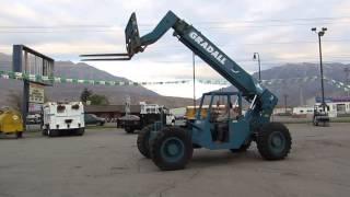 SOLD Forward Reach Forklift Gradall 4x4 534B8 8,000 LB 36' Diesel Telehandler FOR SALE $22,800