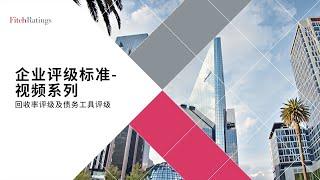 企业评级标准视频系列 – 2. 回收率评级及债务工具评级