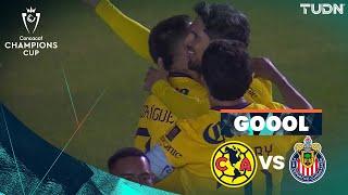 ¡REMONTADA! Gol de Diego Valdés | América 2-0 Chivas | CONCACAF Champions Cup 2025 | TUDN