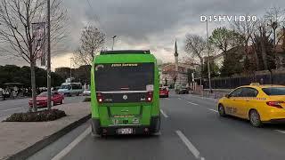 Turkey Istanbul City center to Airport - Driving by taxi 4K - The city straddles the Bosporus Strait