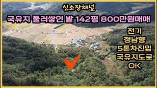 ((계약진행중))(558번)#산속의 소액밭 800만원매매#경북땅매매#상주땅매매#의성땅매매#문경땅매매#토지매매#싼땅매매#소액토지#농막#체류형쉼터#귀농귀촌#자연인땅#오지땅#시골땅#촌땅