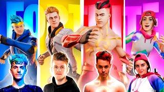 JUGANDO CON NINJA, LOSERFRUIT Y LACHLAN EN FORTNITE - TheGrefg