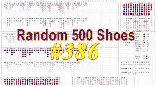 Baccarat Simulator (432) - Random 500 Shoes (386) 百家乐模拟器,百家乐记录表 바카라 출목(6매,중국점) (432) - 랜덤슈 (386)