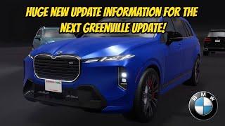 Greenville HUGE NEW UPDATE CARS COMING SOON TO GAME - Roblox