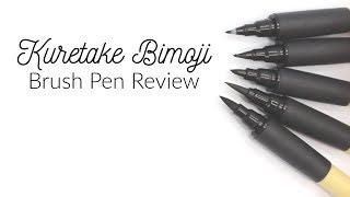 Kuretake Bimoji Brush Pen Review for Handlettering and Modern Calligraphy