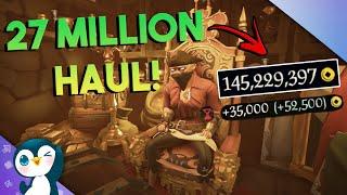 We earned 27 MILLION GOLD from COMMUNITY DAY! [Sea Of Thieves]