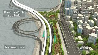 Mumbai Coastal Road Project (South), Package II - Animation Film