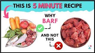 What is BARF Diet & how does it helps in building the MUSCLE of your dog or puppy  fast.