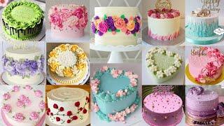 Simple Cake Design for Beginners/Best Cake Design for birthday girl/Birthday Cake New Design 2024