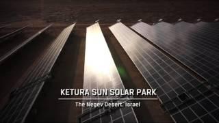 Ecoppia E4 in Ketura Sun Solar Park