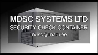 SECURITY CHECK CONTAINER - Mobile Sicherheitsschleuse im Container