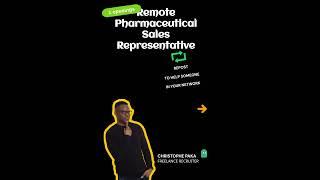 Pharmaceutical Sales Representative - 1 Remote Openings