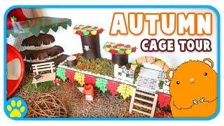  Iodine's Autumn Themed Hamster Cage Tour 