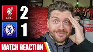 WE FELT ALL OUR FEELINGS TONIGHT! LIVERPOOL 2-1 CHELSEA | MAYCH REACTION