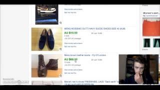 Researching eBay Sold Listing - Men's Shoes - Codey Orgill