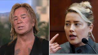 “Amber Heard Is A GOLD-DIGGER!” Mickey Rourke on Johnny Depp v Amber Heard