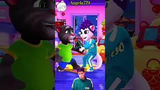 Talking Angela & Tom & Player 230 #shorts #trending #like #gaming #edit #squidgame2 #viralvideo #my