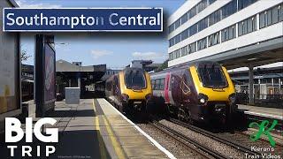 Trains at Southampton Central, SWML - 29/7/19