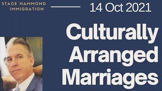 Culturally Arranged Marriages - 14 October 2021