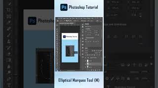 Photoshop - Elliptical Marquee Tool - By Technical Influencer #004