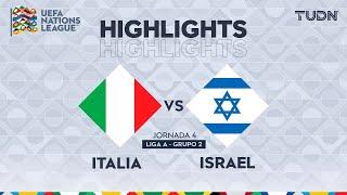 HIGHLIGHTS - Italia vs Israel | UEFA Nations League 2024 | TUDN