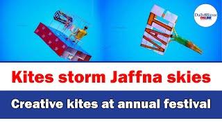 Kites storm Jaffna skies Creative kites at annual festival