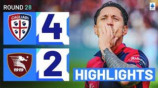 CAGLIARI-SALERNITANA 4-2 | HIGHLIGHTS | Cagliari triumph in gol fest | Serie A 2023/24